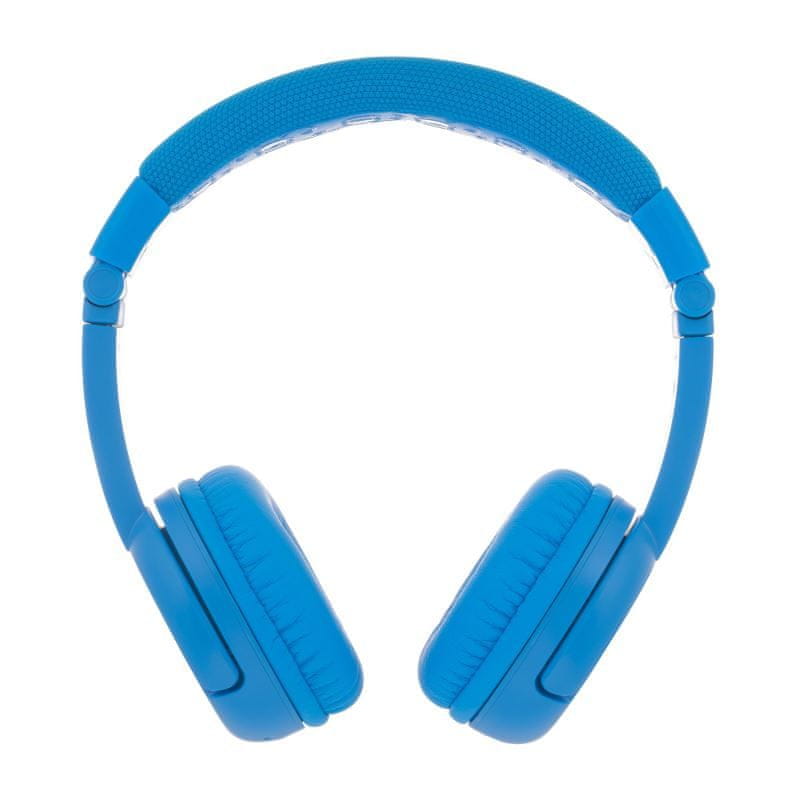 Levně BuddyPhones Play+ dětská bluetooth sluchátka s mikrofonem, světle modrá - zánovní