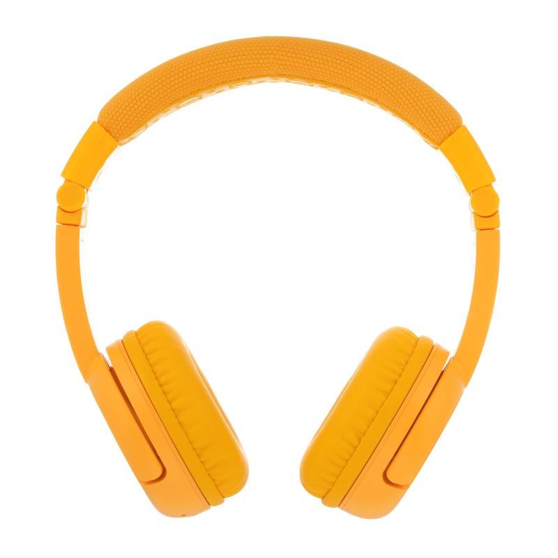 Levně BuddyPhones Play+ dětská bluetooth sluchátka s mikrofonem, žlutá - zánovní