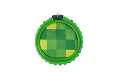 Pixie Crew kulatý penál MINE&CRAFT zelená / zelená kostka