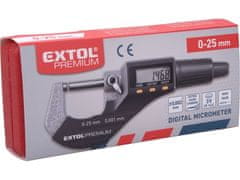 Extol Premium Digitální mikrometr (8825320) 0-25mm