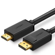Ugreen DP101 kabel DisplayPort / HDMI 4K 1.5m, černý
