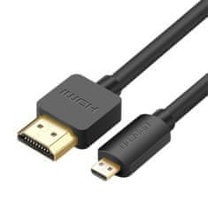 Ugreen HD127 kabel HDMI - micro HDMI 4K 1.5m, černý