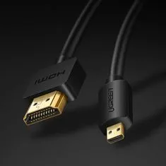 Ugreen HD127 kabel HDMI - micro HDMI 4K 1.5m, černý
