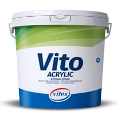Vitex Vito Acrylic (3 litry)- akrylátová fasádní barva s dobrou kryvostí a odolností vůči nepříznivým vlivům 