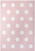 Koberec Pinky Dětské Módní Z235A Y Ewl Bílá Růžová 140x200 cm