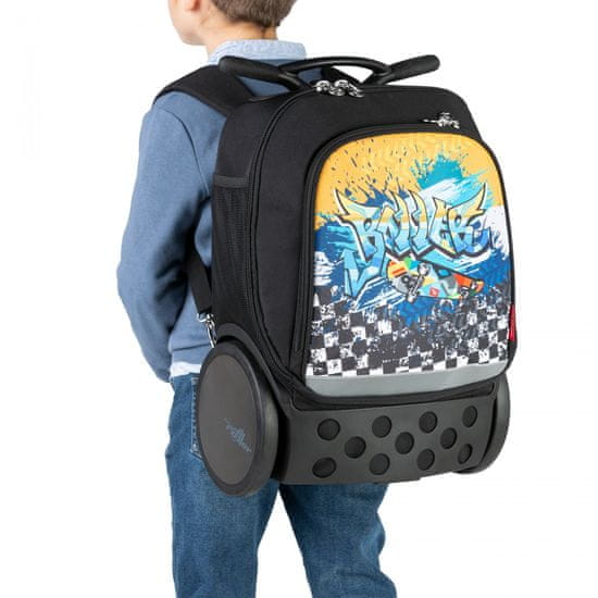 Nikidom Školní a cestovní batoh na kolečkách Roller UP XL Ozzie (27 l)