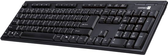 Connect IT klávesnice, USB, černá (CI-58)