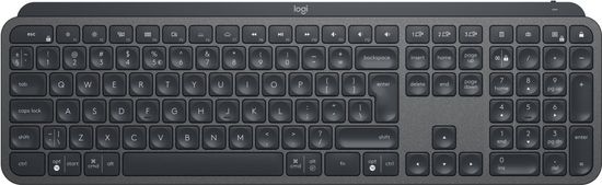 Logitech MX Keys, CZ, černá/grafitová (920-009415)