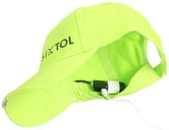 SIXTOL Kšiltovka s LED světlem B-CAP 25lm, nabíjecí, USB, uni velikost, fluorescentní zelená