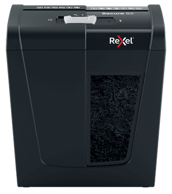 Rexel Secure S5 papír A4 citlivé osobní pracovní kancelářské potřeby dokumenty objem 10 litrů ruční vzad vpřed zpětný chod