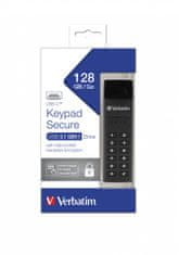 Verbatim Keypad Secure Drive USB-C, 32GB, černá (49430)