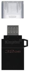 Kingston DataTraveler microDuo 3 G2 - 32GB, černá (DTDUO3G2/32GB)