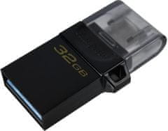 Kingston DataTraveler microDuo 3 G2 - 32GB, černá (DTDUO3G2/32GB)