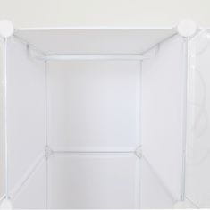 ATAN Praktická modulární skříň ZERUS - bílá / vzor