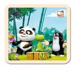 Bino Puzzle krtek a panda v lese