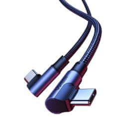 Ugreen Elbow kabel USB-C / USB-C QC PD 100W 5A 1m, černý
