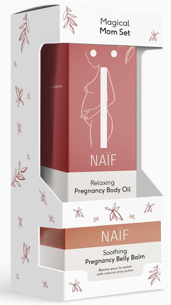 Levně NAIF Set pečujících produktů pro těhotné 2 produkty