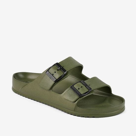 Coqui Pantofle KONG army zelená