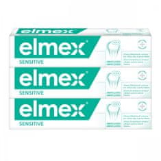 Elmex Zubní pasta Sensitive 3x 75 ml