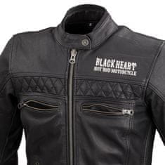 W-TEC Dámská kožená moto bunda Black Heart Raptura (Velikost: S, Barva: černá)