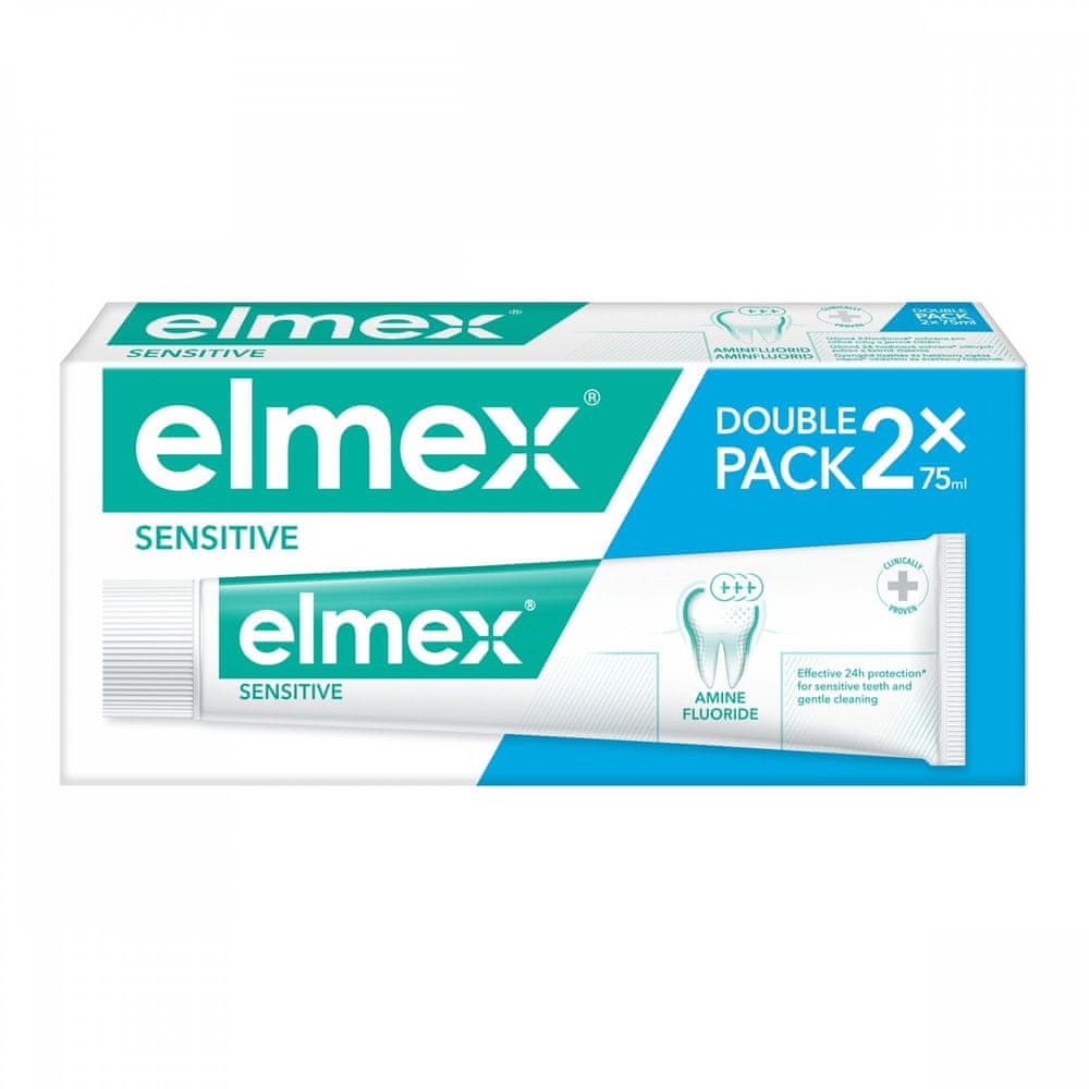 Levně Elmex zubní pasta Sensitive 2 x 75 ml
