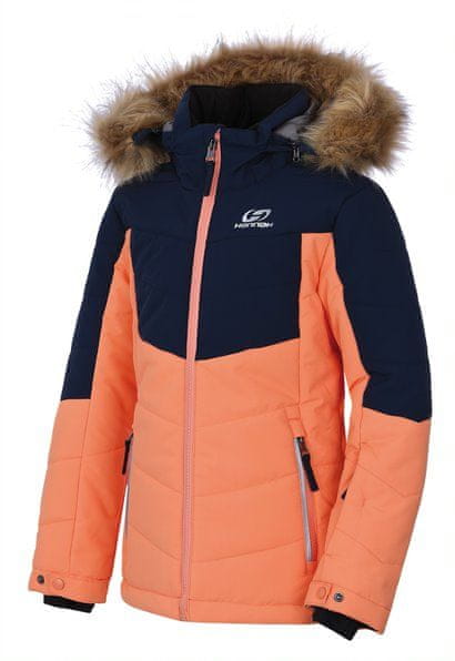 Hannah dívčí lyžařská bunda Leane Jr 221-032-B3374 140 oranžová