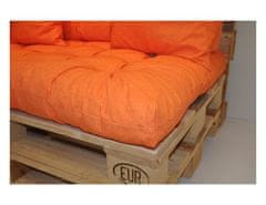 FORLIVING Sada polstrů na paletový nábytek - oranžový MELÍR