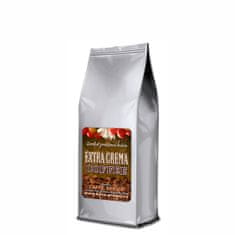 Čerstvá káva EXTRA CREMA 250 g 80% Arabica 20% Robusta mletá na espresso a moka kávu