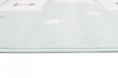 Chemex Koberec Baby Dětský Pastelové Barvy Du35A Fnu Bílá Modrá Mátová Růžová Šedá 80x150 cm
