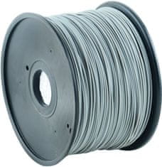 Gembird tisková struna (filament), PLA, 1,75mm, 1kg, šedá (3DP-PLA1.75-01-GR)