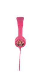 Explore+ dětská drátová sluchátka s mikrofonem, růžová
