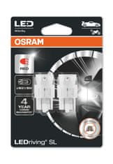 Osram OSRAM LED W21/5W 7515DRP-02B RED 12V 2,4W W3x16q