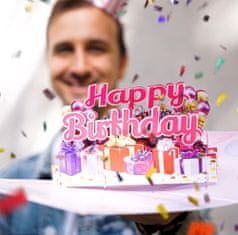 Magic Moments 3D přání Šťastné narozeniny
