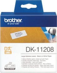 Brother DK-11208 (papírové/široké adresy - 400ks) 38x90mm (DK11208)