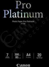 Canon Foto papír Pro Platinum PT-101, A4, 20 ks, 300g/m2, lesklý (2768B016)