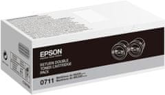 Epson C13S050711, černá, double pack