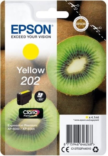 Epson C13T02F44010, 202 claria yellow