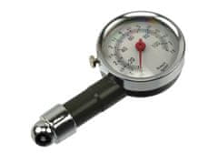 GEKO Manometr s ventilem, kovové pouzdro, 0,5-7,5 bar 