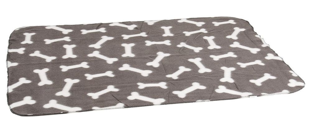 Karlie Fleecová deka kost, 100x70cm, šedá