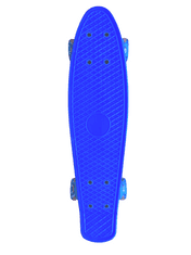 Pennyboard s LED kolečky, 56 cm DARK BLUE S-150