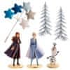 Dekora Figurka na Frozen sada Elsa, Anna a olaf stromy a hvězdy 