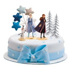 Dekora Figurka na Frozen sada Elsa, Anna a olaf stromy a hvězdy 