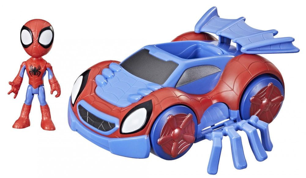 Spiderman SAF figurka s vozidlem - Web Crawrel