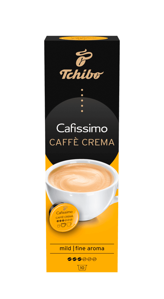 Levně Tchibo Cafissimo Caffé Crema Mild, 8x10 kapslí