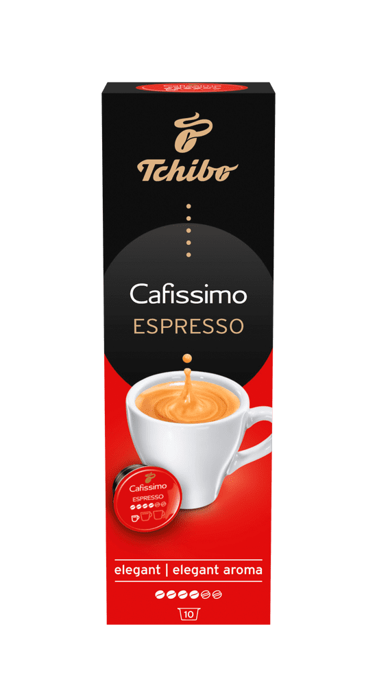 Levně Tchibo Cafissimo Espresso Elegant Aroma, 8x10 kapslí