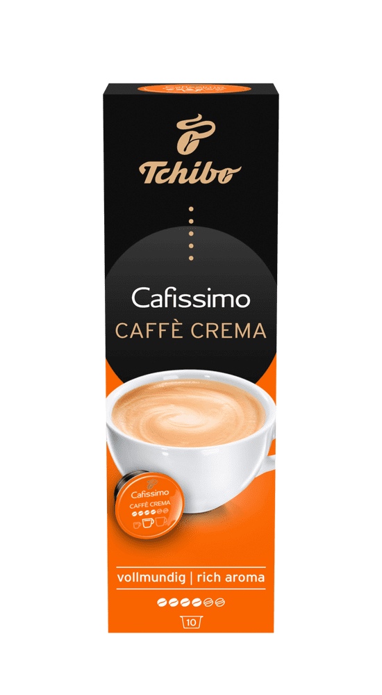 Levně Tchibo Cafissimo Caffé Crema Rich Aroma 8x10 kapslí