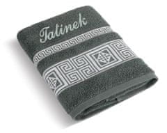 Froté ručník řecká kolekce se jménem TATÍNEK - Ručník - 50x100 cm - mechová