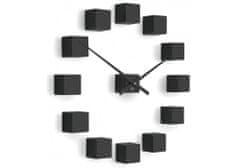 Future Time Designové nástěnné nalepovací hodiny Future Time FT3000BK Cubic black