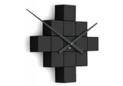 Future Time Designové nástěnné nalepovací hodiny Future Time FT3000BK Cubic black
