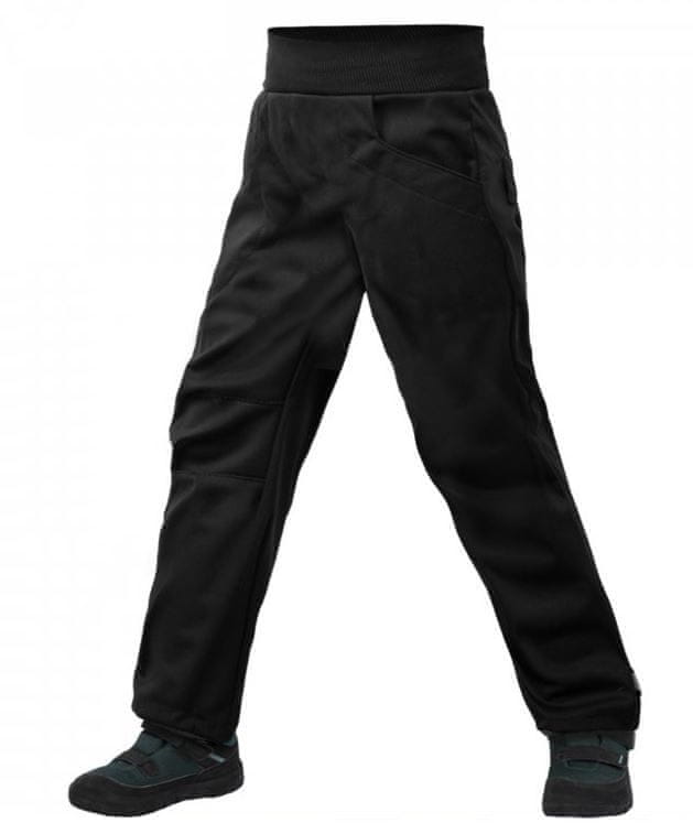 Unuo dětské softshellové kalhoty s fleecem - Cool 110/116 černá
